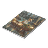 ブルテリアクリスマスフェスティバル航海 ノートパッド (回転)