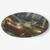 ブルテリアクリスマスフェスティバル航海 ペーパープレート (アングル)