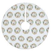 ブルテリアクリスマスリースフェスティバルカップ ブラッシュドポリエステルツリースカート (正面)