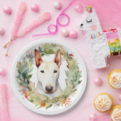 ブルテリアクリスマスリースフェスティバルカップ ペーパープレート