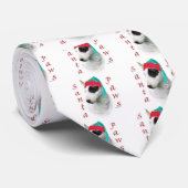 ブルテリアサンタポーズ ネクタイ (ロール)