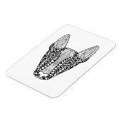 ブルテリアスケッチ マグネット (左側)