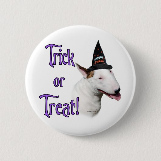 ブルテリアトリック 缶バッジ (正面)