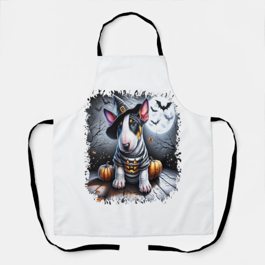ブルテリアドッグハロウィーン エプロン (正面)