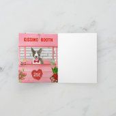 ブルテリアドッグバレンタインデーキスをするス カード (内部)