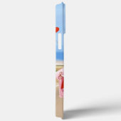 ブルテリアドッグバレンタインデートラックハート Case-Mate iPhoneケース (裏面 / 右)