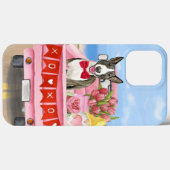 ブルテリアドッグバレンタインデートラックハート Case-Mate iPhoneケース (裏面 (横))