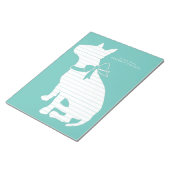 ブルテリアドッグパピー ノートパッド (アングル)