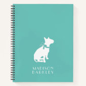 ブルテリアドッグパピー ノートブック (正面)