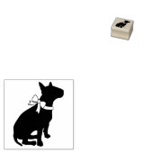 ブルテリアドッグパピー ラバースタンプ (押印)