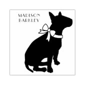 ブルテリアドッグパピー ラバースタンプ (インプリント)