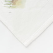 ブルテリアドッグママフローラ フリースブランケット (角)