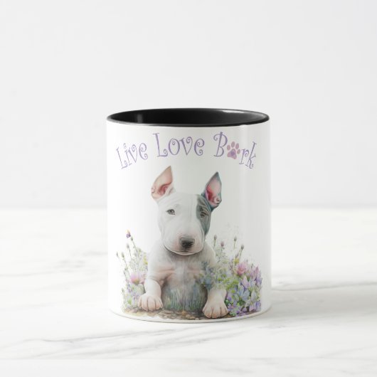 ブルテリアドッグママフローラ マグカップ (中央)