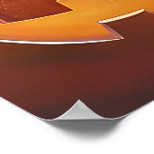 ブルテリアハロウィン不気味 ポスター (角)