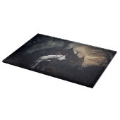 ブルテリアハロウィーン怖い カッティングボード (角)