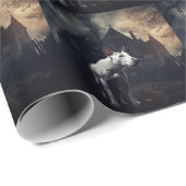 ブルテリアハロウィーン怖い ラッピングペーパー (ロールコーナー)