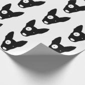 ブルテリアパターン包装紙 ラッピングペーパー (角)