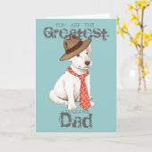 ブルテリアパパ カード (黄色い花)