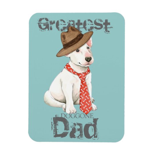 ブルテリアパパ マグネット (縦)