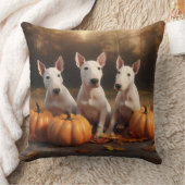 ブルテリアパピーオータムデライトカボチャ クッション (ブランケット)