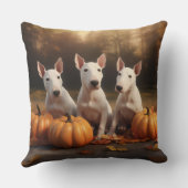 ブルテリアパピーオータムデライトカボチャ クッション (裏面)