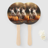 ブルテリアパピーオータムデライトカボチャ ハンドファン (正面&裏面)