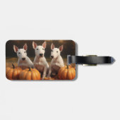 ブルテリアパピーオータムデライトカボチャ ラゲッジタグ (裏面横)