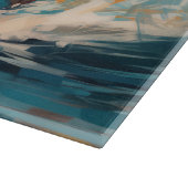 ブルテリアビーチサーフィン絵画ズ カッティングボード (角)