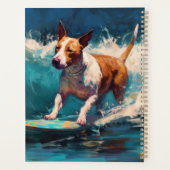 ブルテリアビーチサーフィン絵画ズ プランナー手帳 (裏面)