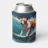 ブルテリアビーチサーフィン絵画ズ 缶クーラー (缶裏面)