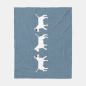 ブルテリアフリースブランケット フリースブランケット (正面)