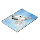 ブルテリアペンシルスケッチ ノートブック (左側)