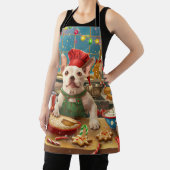 ブルテリアホリデーベーキング:フェスティバルクリスマス エプロン (インサイチュ)
