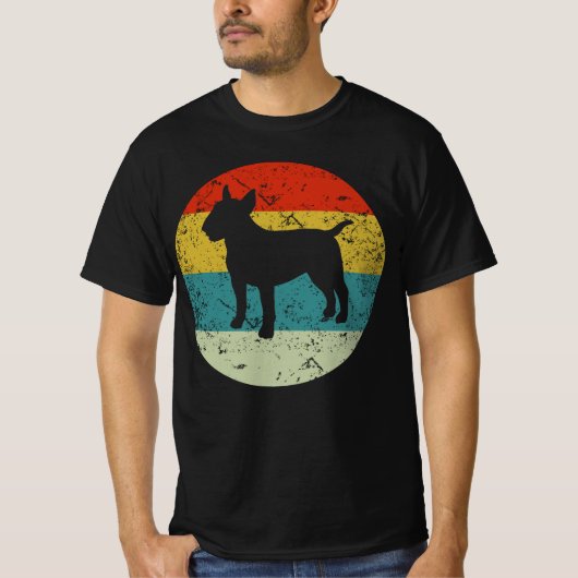 ブルテリアボストンレトロヴィンテージシルエット70s tシャツ (正面)