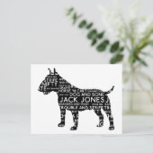 ブルテリアロンドンスラング・コックニー ポストカード (スタンド正面)