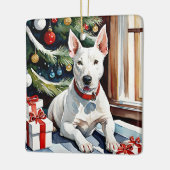 ブルテリアーズフェスティバルフロリッククリスマス セラミックオーナメント (左)
