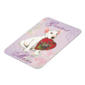 ブルテリアーハートママ マグネット (左側)