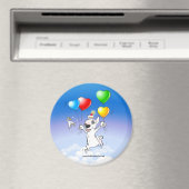 ブルテリア冷蔵庫用マグネット「ハッピーバースデー」 マグネット (インサイチュ (食洗機))