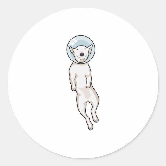 ブルテリア宇宙 ラウンドシール (正面)