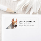 ブルテリア差出人住所ラベル ラベル (インサイチュ)