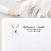 ブルテリア差出人住所 ラベル (インサイチュ)