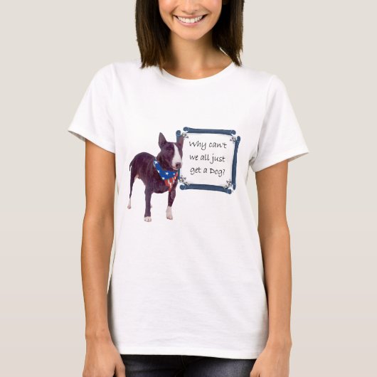 ブルテリア愛国Tシャツ Tシャツ (正面)