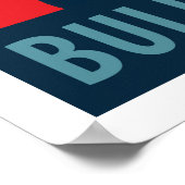 ブルテリア政治パロディのポスター18x24 ポスター (角)