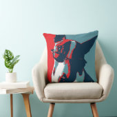 ブルテリア政治パロディ クッション (椅子)