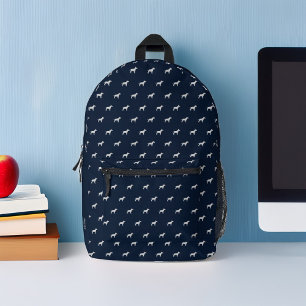 ブルテリア犬のパタパーソナライズされたーン プリントバックパック