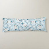 ブルテリア絵を描の白い英語かわいいドッグアート ボディピロー (裏面)