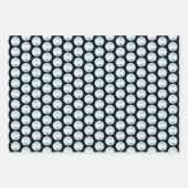 ブルテリア絵画ズ – かわいいオリジナルドッグアート ラッピングペーパーシート (正面3)