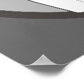 ブルテリア赤い襟の子犬 ポスター (角)