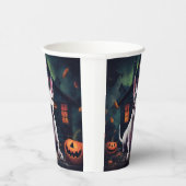 ブルテリア カボチャ ハロウィンスケアリー 紙コップ (右)