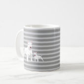 ブルテリア コーヒーマグカップ (正面左)